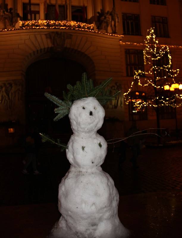 Advent na Mariánském náměstí.