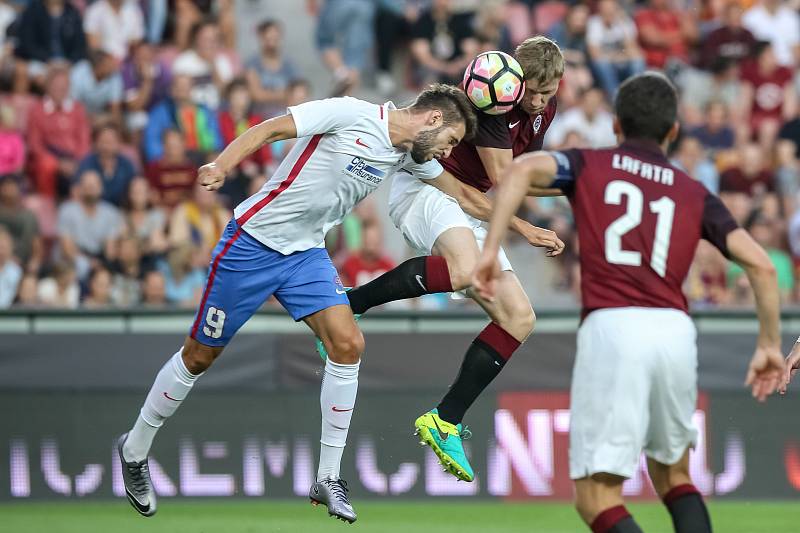 3. předkolo Ligy mistrů mezi AC Sparta Praha a FC Steaua Bukurešť 