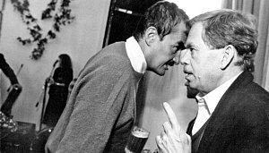 Karel Schwarzenberg a Václav Havel.