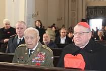 Ekumenická bohoslužba ke Dni válečných veteránů v kostele sv. Jana Nepomuckého v Praze