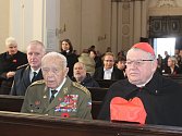 Ekumenická bohoslužba ke Dni válečných veteránů v kostele sv. Jana Nepomuckého v Praze