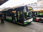 Trolejbus Škoda 27Tr v Praze.