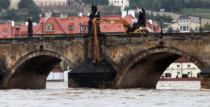 Povodně v Praze – pondělí 3.června.