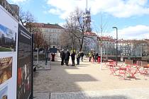 Žižkovo náměstí v Praze 3.