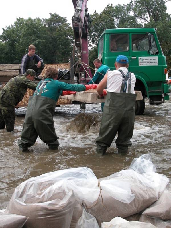 Povodně Praha, rok 2002.