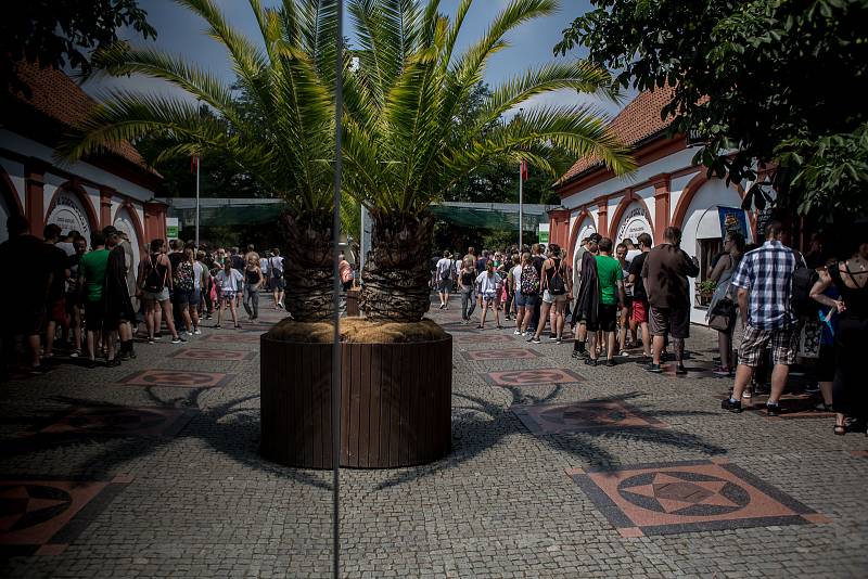 Tisíce lidí navštívili 6. července pražskou zoo.