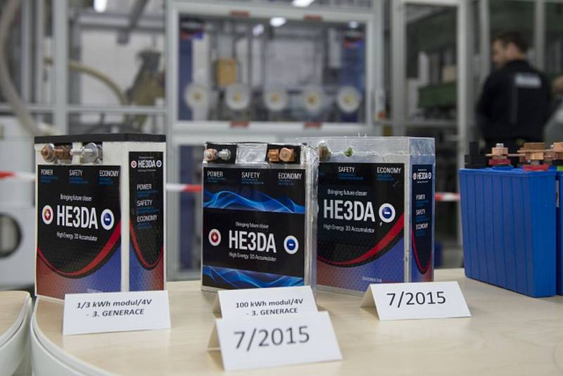 Revoluční 3D baterie HE3DA.