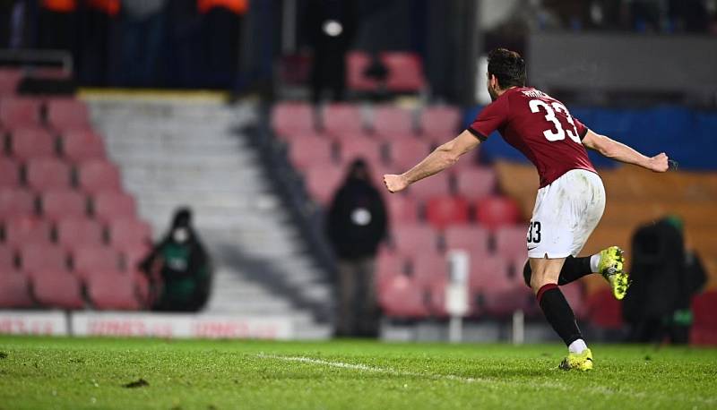 Osmifinále MOL Cupu: Sparta - Baník 1:0.