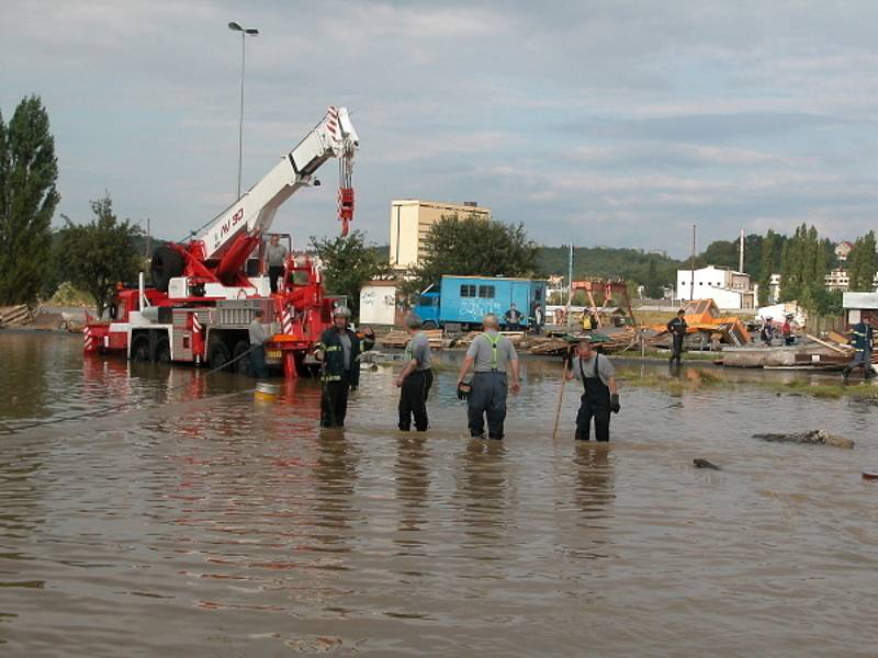 Povodně Praha, rok 2002.