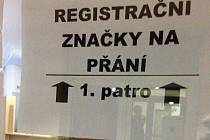 Registrační značky na přání. Ilustrační foto. 