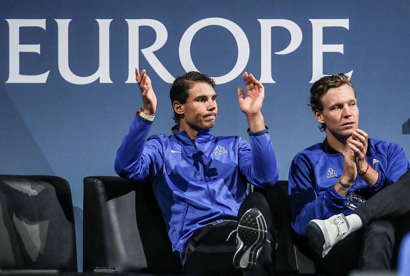 Laver cup, hraný 22. září v Praze. Nadal, Berdych