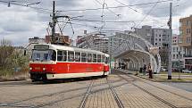 Slavnostní zahájení provozu na nové tramvajové trati Sídliště Barrandov - Holyně.