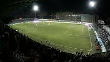 Stadion Ďolíček v Praze Vršovicích.