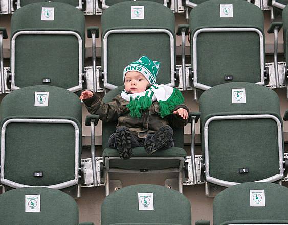 Stadion Ďolíček v Praze Vršovicích.