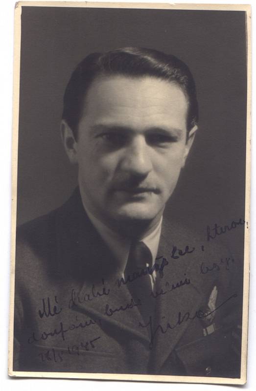 Jiří Poláček po návratu v roce 1945.