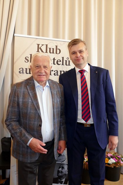 Václav Klaus a Martin Pros