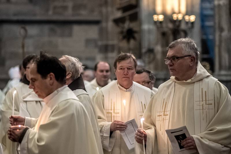 Tradiční setkání řeholníků, řeholnic a zasvěcených osob s pražským biskupem Karlem Herbstem