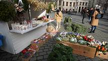 Zahájení trhů Vánoce na Mariánském náměstí před budovou Nové radnice.
