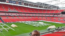 Rudolf Dofek z Prahy ve Wembley.