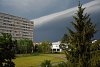 OBRAZEM: Unikátní mrak přešel přes Prahu a Středočeský kraj, hasiči mají pilno