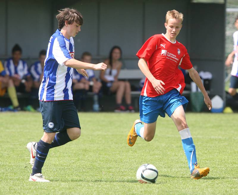 Z utkání Hertha Berlín - Plzeň