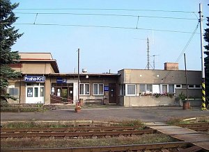 Výpravní budova nádraží Praha - Krč.