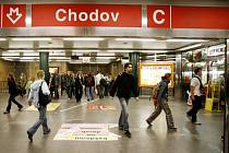 Stanice metra Chodov. 