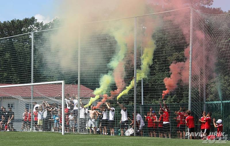 Areál fotbalového klubu FC Tempo Praha.