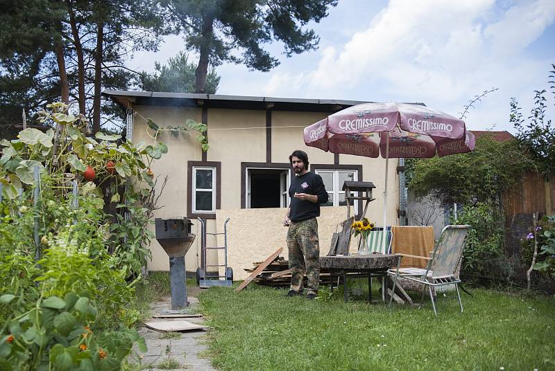 Zahradkářská kolonie v pražské Libni.