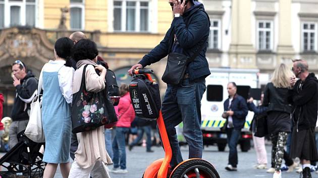 Segway v Praze.