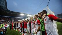 19. kolo e-pojistěni.cz ligy mezi SK Slavia Praha a FC Viktoria Plzeň.