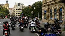 Spanilá jízda v rámci Prague Harley Days 2016.