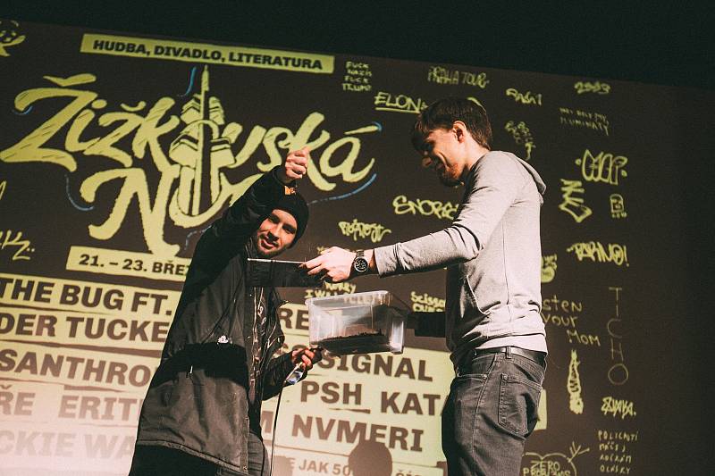 Žižkovská noc 2019, třetí den festivalu. Křest magazínu.