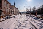 VÝLUKA. Rekonstrukce tramvajové trati v Chotkově ulici v Praze.