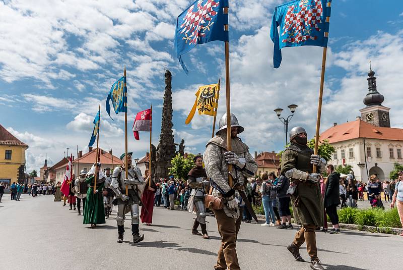 Oslavy 540 let od povýšení na královské město ve Velvarech.