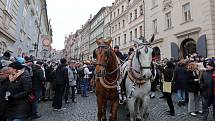 Malostranský masopust v sobotu 10.února 2018.