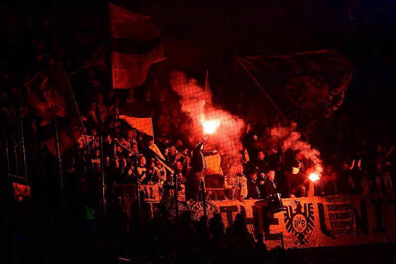 Utkání druhého kola skupinové fáze Ligy mistrů - SK Slavia Praha vs. Borussia Dortmund