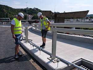 Poslední kontrolní den rekonstrukce Barrandovského mostu - II.
