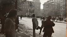 Fotografie z příjezdu okupačních vojsk v srpnu 1968 do Prahy. Snímky byly nalezeny ve Státním okresním archivu v Lounech.