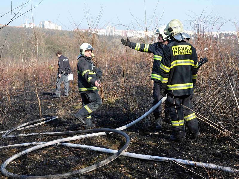 Jedním z mnoha požárů porostu, které pražští hasiči likvidují v nynějších teplých a suchých dnech, byl oheň v travnatém a křovinatém porostu na okraji sídliště na Jižním Městě. Ve čtvrtek 13. března 2014 odpoledne zachvátil plochu odhadem 250×250 metrů.