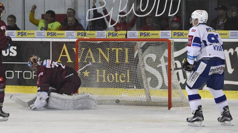 Čtvrtfinále play off hokejové extraligy - 4. zápas: HC Kometa Brno - HC Sparta Praha.