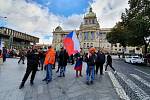 Demonstrace na Václavském náměstí, 28. 9. 2022