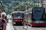 Trams in Prague.  Illustrative photo. 