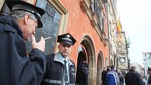 Předávání ocenění příslušníkům pražské městské policie proběhlo 12. ledna v Brožíkově sále Staroměstké radnici.