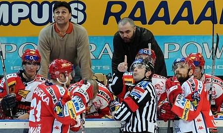 O2 Česká pojišťovna Play Off, 5. finálový zápas HC Slavia Praha vs. HC Energie Karlovy Vary 4:0. 