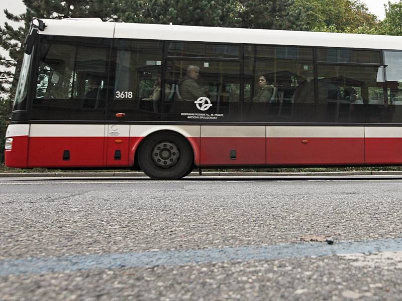 Autobus pražské MHD. Ilustrační foto. 