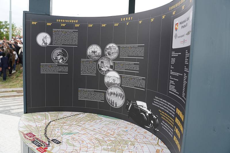 Rekonstrukce útoku na zastupujícího říšského protektora Reinharda Heydricha a pietní shromáždění k 80. výročí atentátu za účasti britské ministryně zahraničí Liz Trussové a slovenského ministra obrany Jaroslava Nadě.