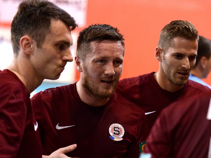 II. zápas čtvrtfinále play off Chance futsal ligy: AC Sparta Praha - Nejzbach Vysoké Mýto, 19. dubna 2016.