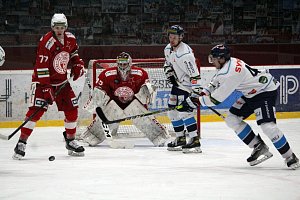 Hokejisty Slavie čeká tento týden jediný zápas, v neděli na domácím ledě v Edenu přivítají Šumperk.