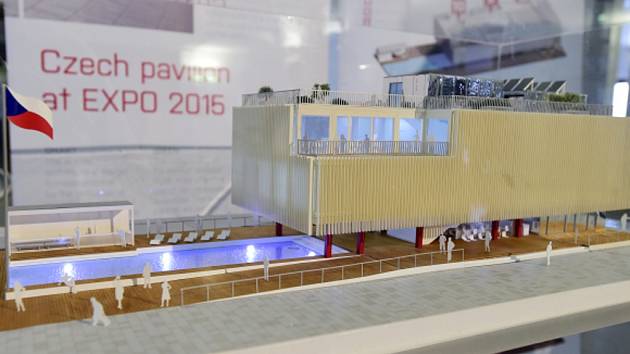 Model českého pavilonu Expo 2015 v Miláně